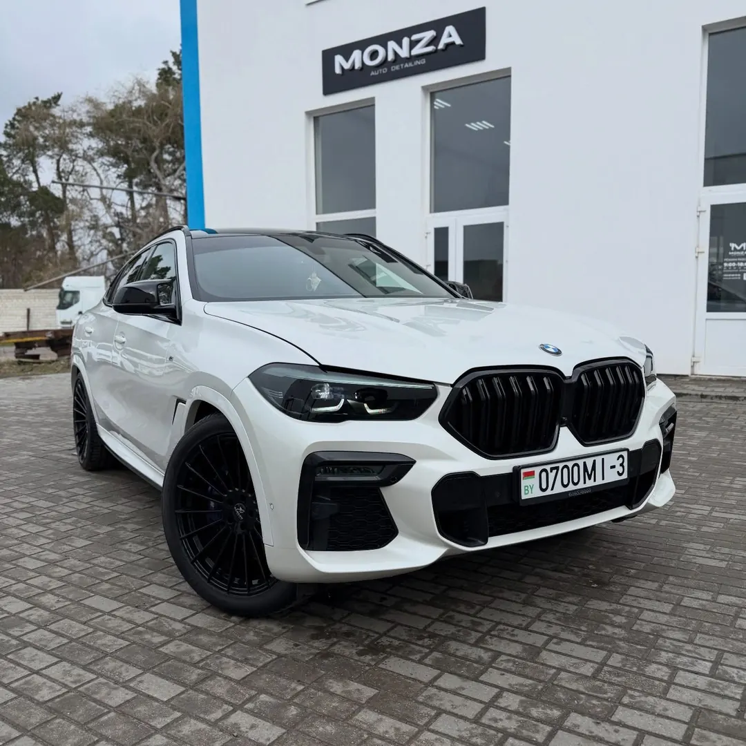 Белый BMW X6